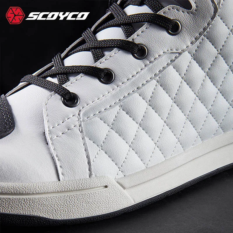 Couple Moto Cycling Shoes Biker Motorboats Motorbike Riding Shoe enduro Motorcycle Boots rider protective Motocross boot scoyco