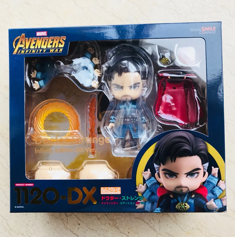 PrettyAngel-Подлинная хорошая улыбка компании Nendoroid 1120-DX Dr. Strange Infinity Edition DX Ver. Фигурку