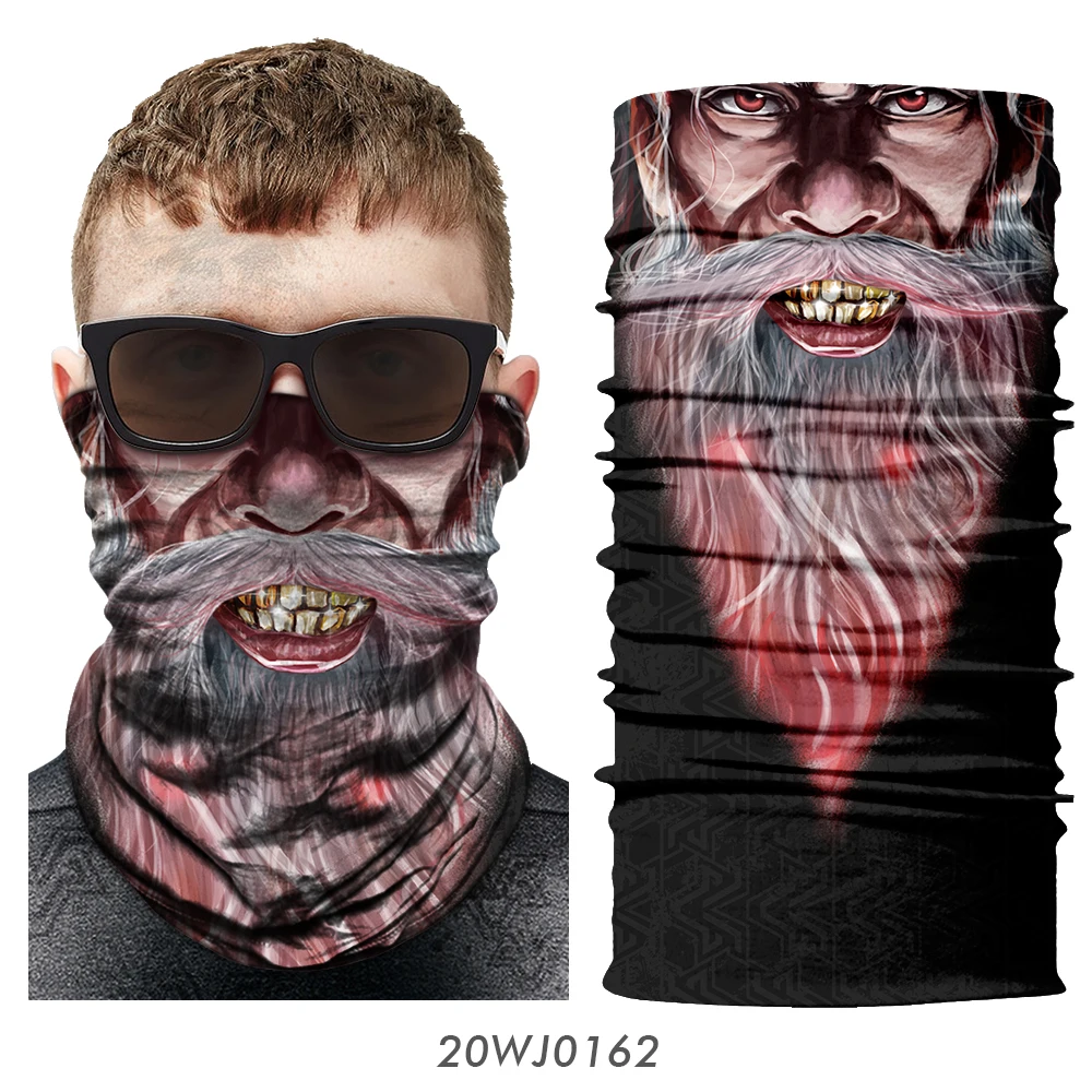 Новое поступление, 3D Волшебная бандана, ядовитые баффы для шеи, мотоциклетная маска для лица, для бега, велоспорта, повязка на голову, для улицы, для пеших прогулок, шарфы, маски - Цвет: 20WJ0162