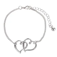 Новые продукты Европа и Америка Летняя мода Персиковое Сердце Двойное сердце ножной браслет украшения ноги Персиковое Сердце Браслеты Fc062