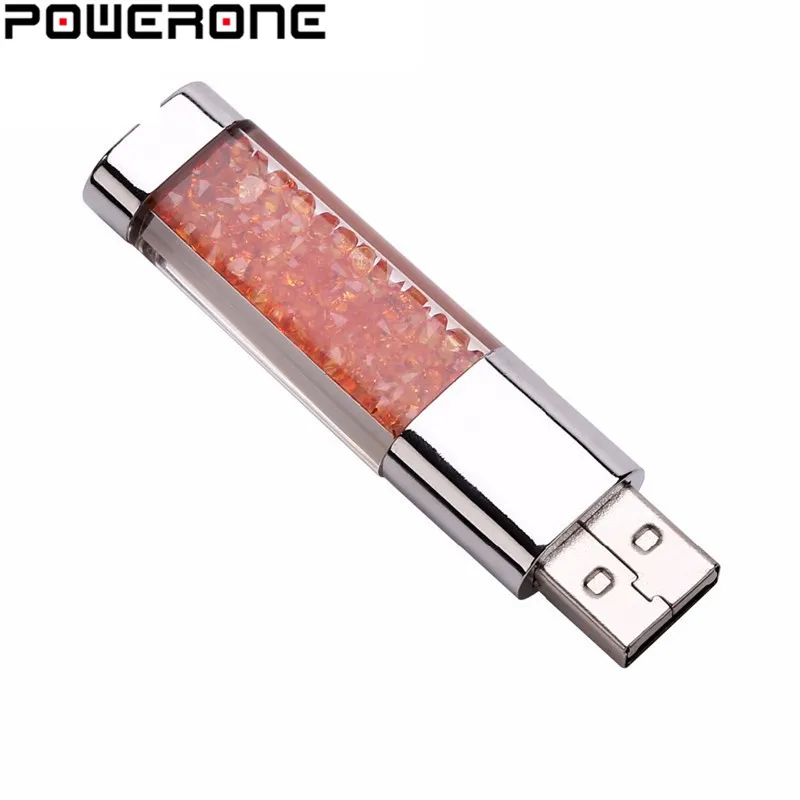 Металлический USB флеш накопитель POWERONE 4 ГБ 8 16 32 64 ГБ|USB флэш-накопители| |