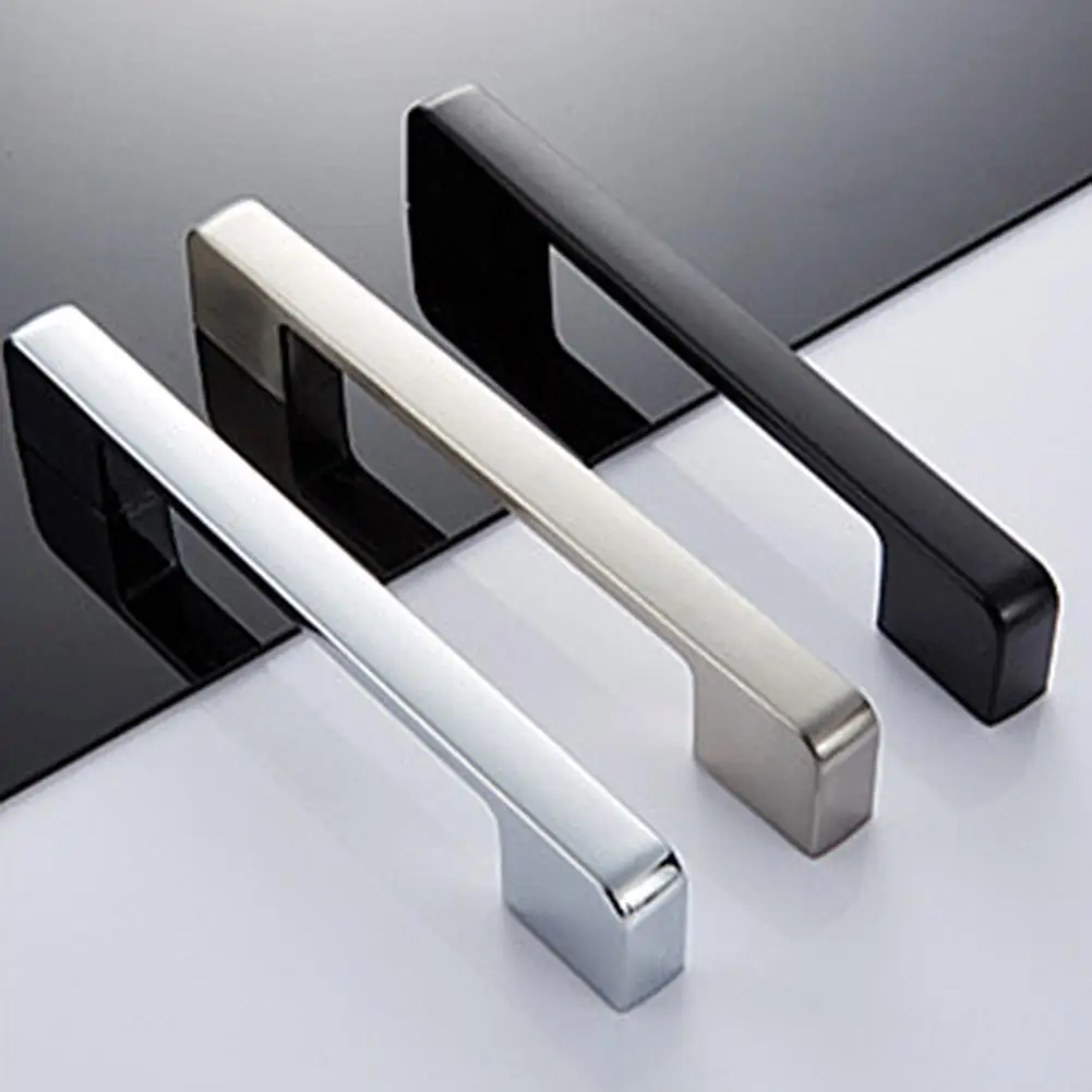 Zinc Alloy American Style Kitchen Cabinets Handle Pulls Black Cupboard Handle Drawer Door Knob Fashion Furniture Handle Hardware Tombol Kabinet Aliexpress