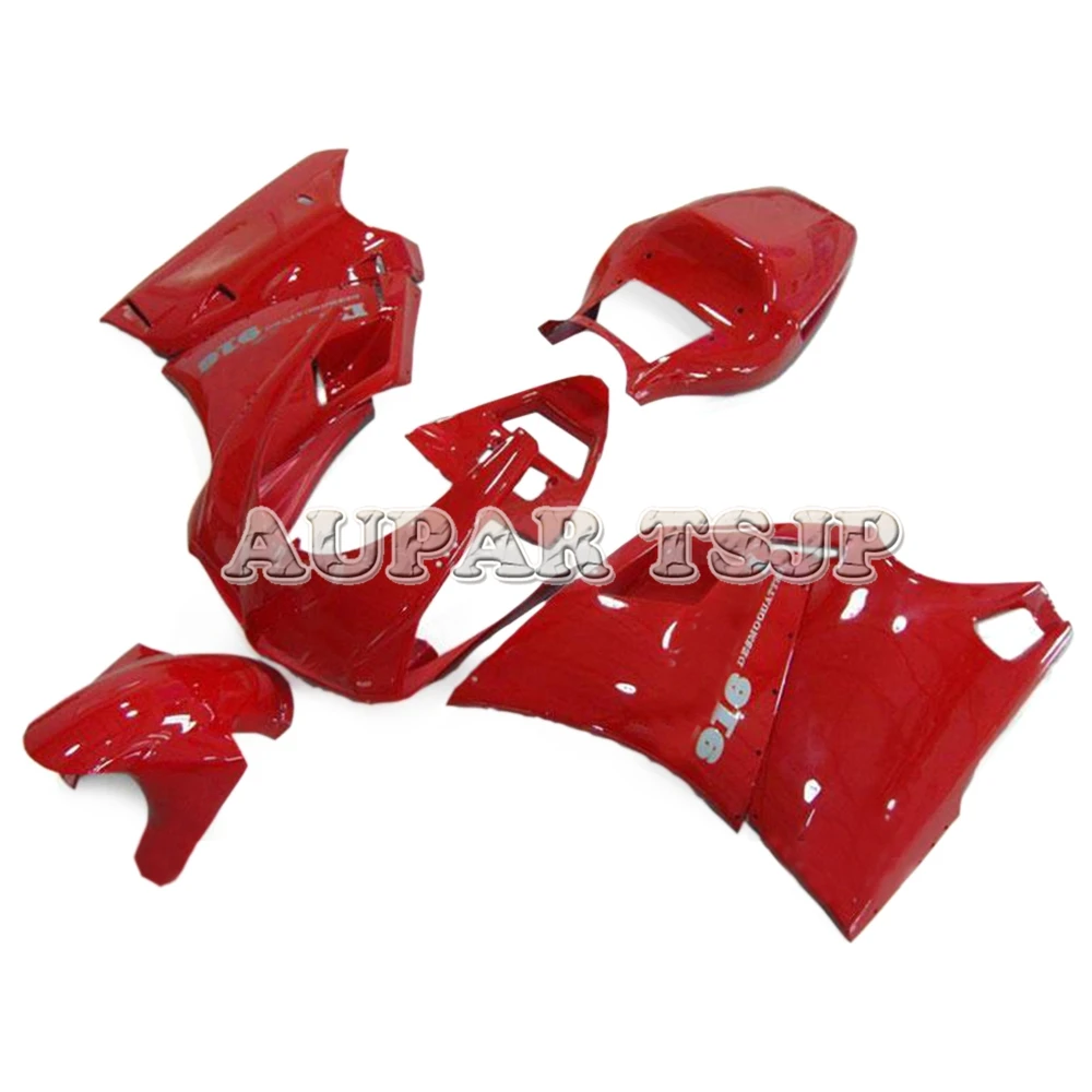 Полный красный обтекатель для Ducati 996/748/916/998 Monoposto (одно сиденье) ABS корпус из
