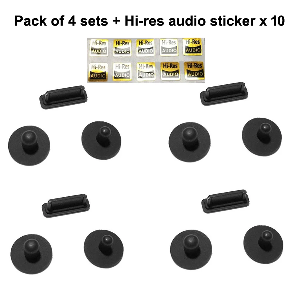 Mini Tappo Antipolvere Per Sony, Nw-Wm1A, Wm1A, Nw-Wm1Z, Wm1Z, Zx300, Zx300A, 3.5Mm, Jack Da 4.4Mm, Mini Tappo Antipolvere Magico, 4Set