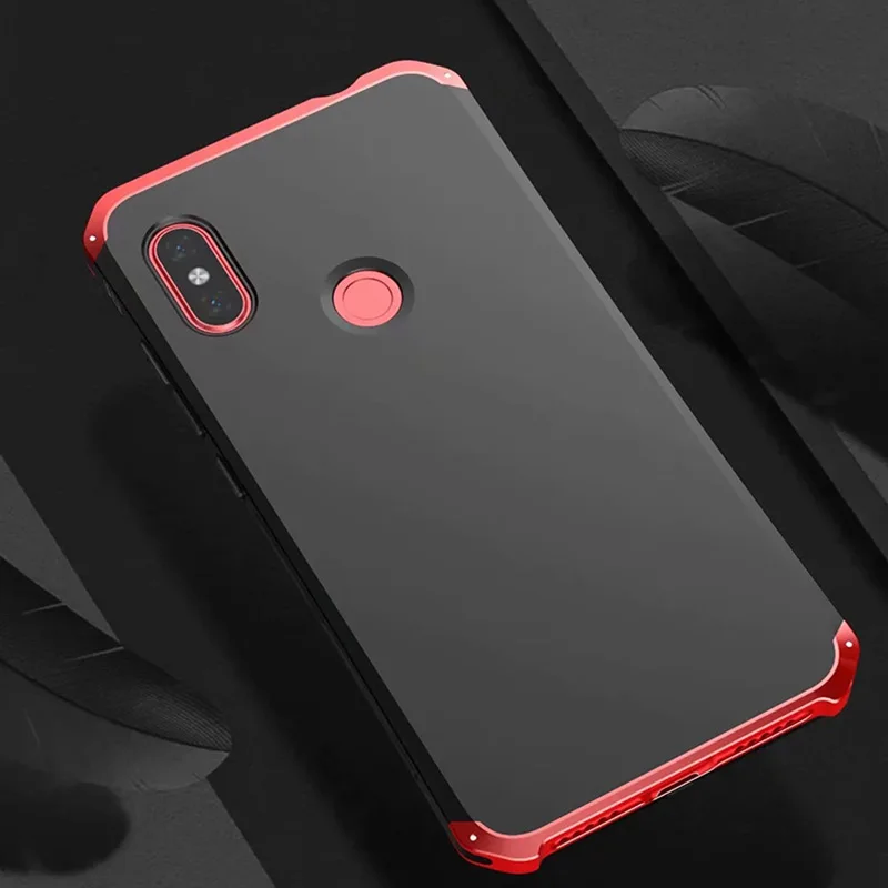 Для Xiaomi Redmi Note 8 Pro Mi 9 MI 10 Чехол Алюминиевый металлический бампер жесткий матовый
