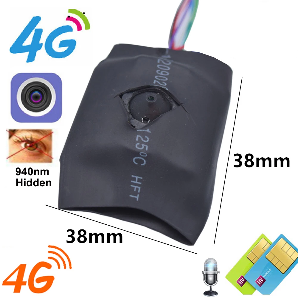 Мини 4G Pin hole камера CCTV P2P Onvif аудио 3G SIM Камера модуль чип плата Wifi Беспроводная IP
