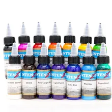 Профессиональные натуральные чернила для татуажа 1 унция 30 мл/флакон пигмент для татуажа набор модная Косметика для макияжа