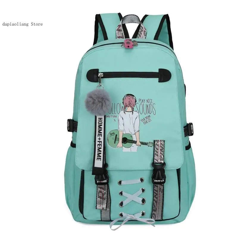 캐주얼 여행 가방 십대 15 인치 노트북 배낭 Bookbag 새로운 도착 학교 배낭 세트 학생 학교 가방 여자