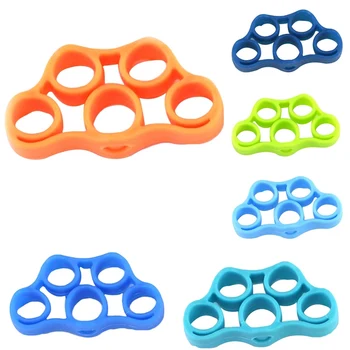 

Silicone Finger Gripper Strength Trainer Resistance Band Hand Grip Wrist Yoga Stretcher Finger Trainer Exercise Drop Shipping