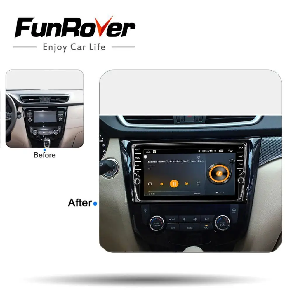 Cheap Funrover 8 core 2 din android 9.0 car dvd radio multimedia player for Nissan X-Trail Qashqai 2014-2017 stereo gps navigation DSP 1 Cheap Funrover 8 core 2 din android 9.0 car dvd radio multimedia player for Nissan X-Trail Qashqai 2014-2017 stereo gps navigation DSP 1