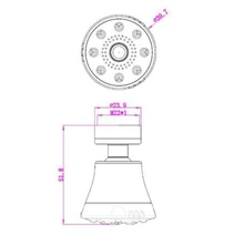 Кухонный кран универсальный вращающийся фильтр сопло устройство для экономии воды инструмент