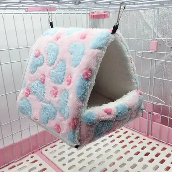 

Hamster Hammock Warm Nest Detachable Sleeping Bag Chinchillas Rabbit Small Cotton Nest Pet Bed