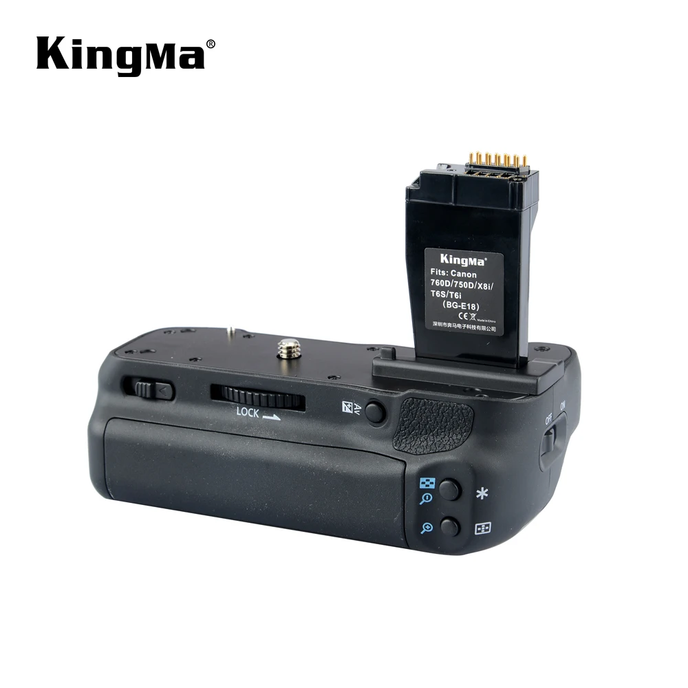 KingMa BG-E18 Батарея пакет захват Вертикальный держатель Батарейная ручка для Canon 750d