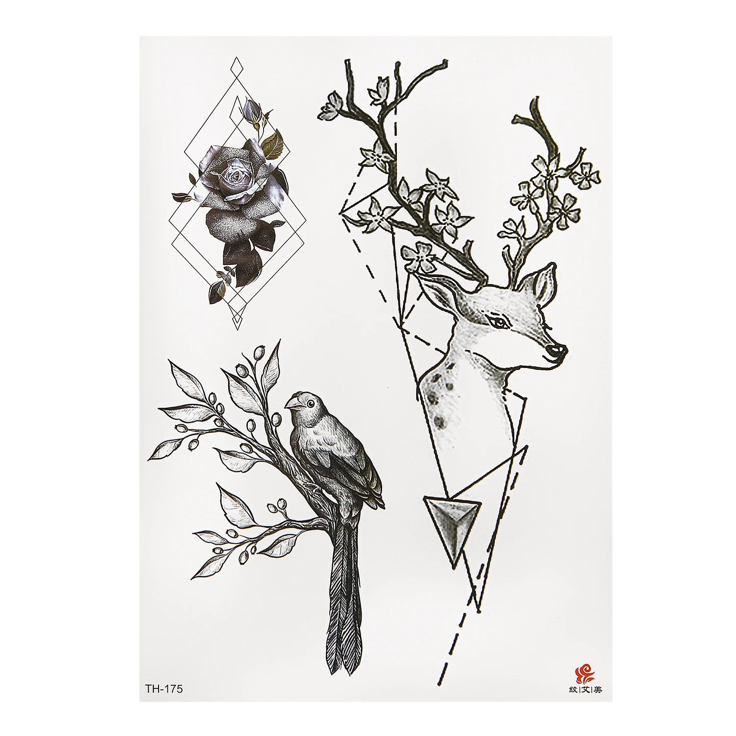 Тату эскизы. Тату олень с птичками в полный рост. Тату сова. Приложенному эскизу. Тату переводилка.