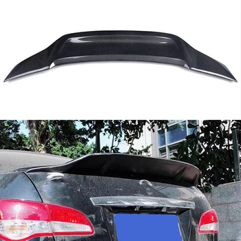 

For Nissa n Sentra spoiler 2009--2011 year rear wing Renntech style Sport body kit Accessories real carbon fiber