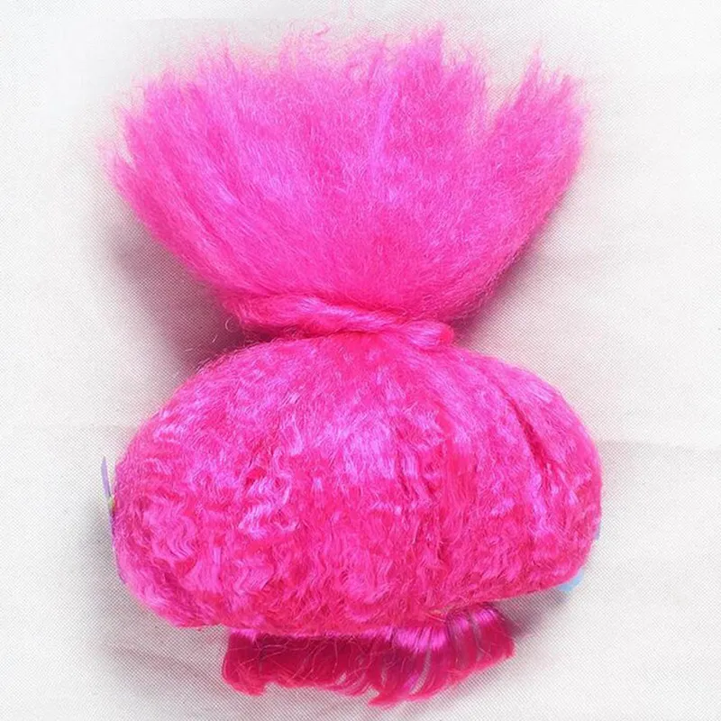 Trolls Dress Cosplay Wig+headband Trolls Wigs Dress Girls Party Cosplay Up synthetic wigs