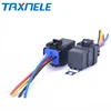 Automobile Relay Waterproof Integrated Wired  DC12V 24V 40A 5Pin 4pin Auto Relay + Holder With 105mm Length Wires ► Photo 1/6
