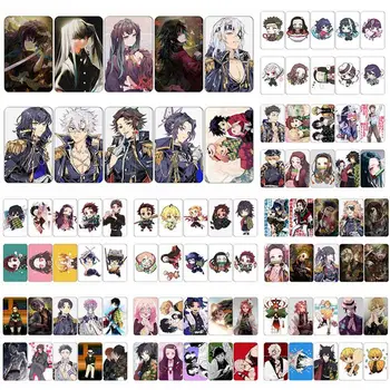 

10Pcs/Set Demon Slayer Kimetsu no Yaiba Anime Card Sticker DIY Waterproof Card Classic Kids Stickers Toys For Children