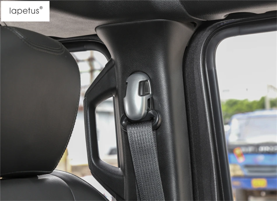 Lapetus аксессуары подходят для Jeep Wrangler JL ABS Авто безопасности ремня безопасности Пряжка ловить декоративное литье крышка комплект отделка