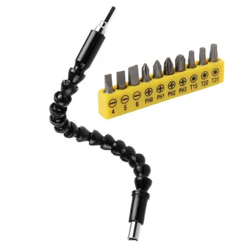 

Carbon Steel Flexible Shaft Drill Bit Extension Holder Connecting Hex Shank