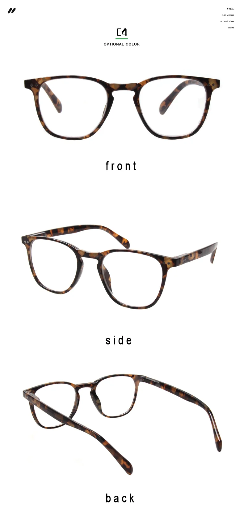 Модные прямоугольные очки для чтения для мужчин и женщин, весенние шарниры, красочные печатные оправы для очков