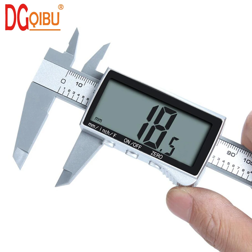 150mm 0-6 Inch/Metric Conversion with Extra-Large LCD Screen IP54 Water Resistant KRAFTLER Digital Vernier Caliper Electronic Measuring Tool Stainless Steel 