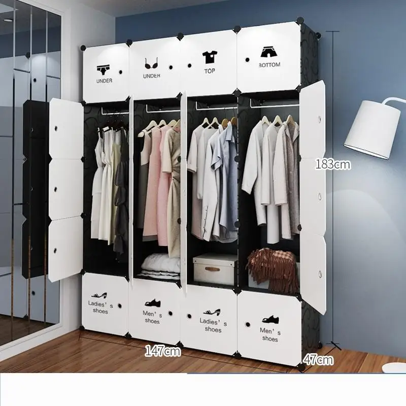 Armario Tela Kleiderschrank, комод для спальни Garderobe Moveis Mueble De Dormitorio Guarda Roupa, мебель для спальни, шкаф - Цвет: Number 20