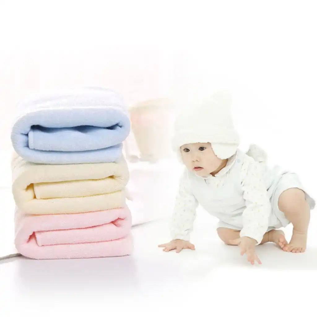 Baby Bath Towels 100% Cotton Natural 