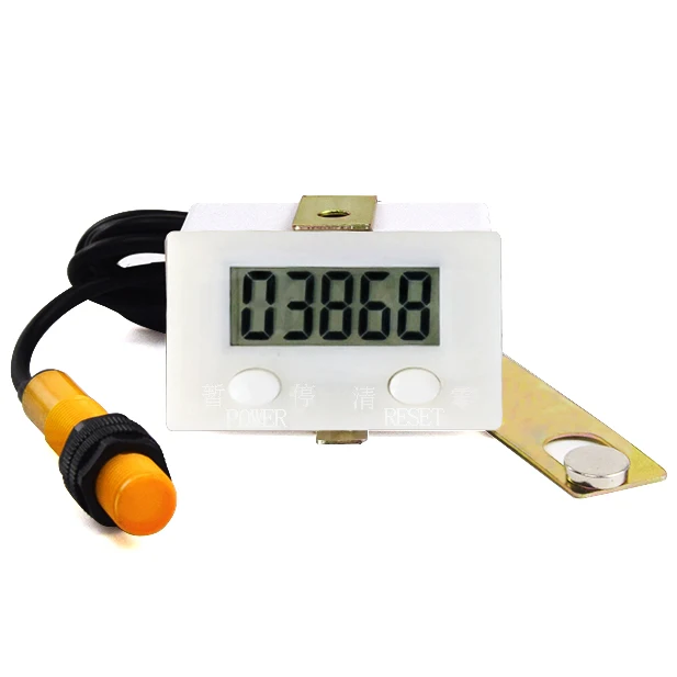 DIGITEN 5 Digit Counter Meter LCD Digital Counter 0-99999 Plus UP Gauge ...