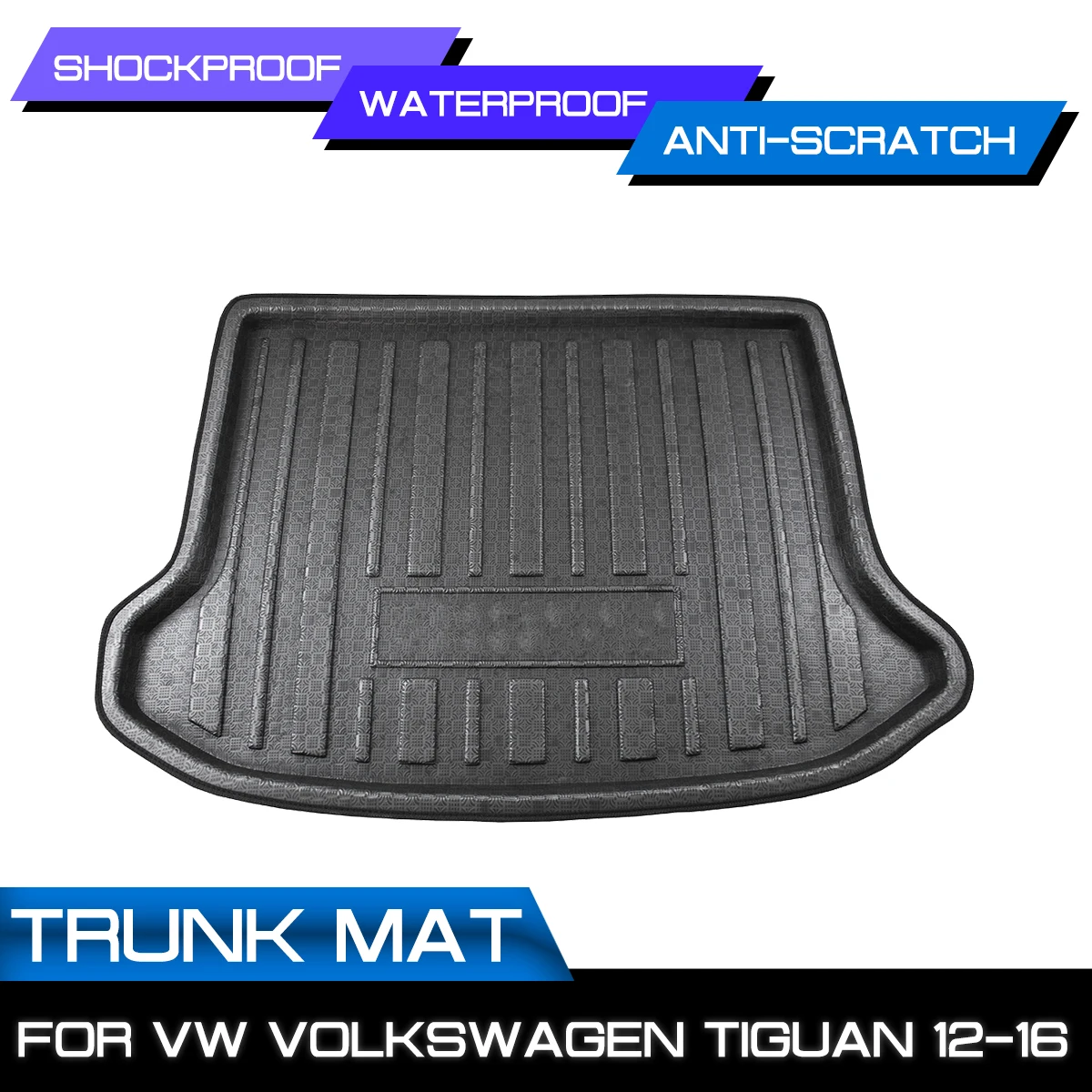 Car Floor Mat Carpet Rear Trunk Anti mud Cover For VW Volkswagen Tiguan
