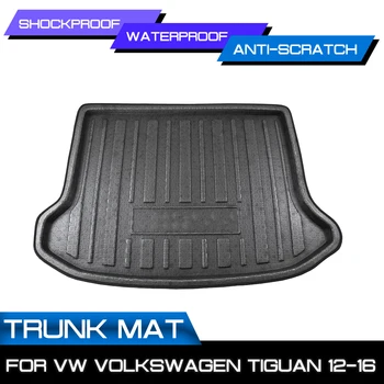 

Car Floor Mat Carpet Rear Trunk Anti-mud Cover For VW Volkswagen Tiguan 2012-2016