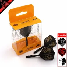 Cuesul, 3 шт., профессиональная Дротика, полеты, валы два в одном, перо дардоса, 2BA, мягкие в одном, прочные, анти-падения, аксессуары для игры в Дартс