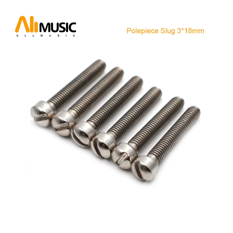 100 Pcs/lots Electric Guitar Humbucker Pickup Polepiece Pole Screws