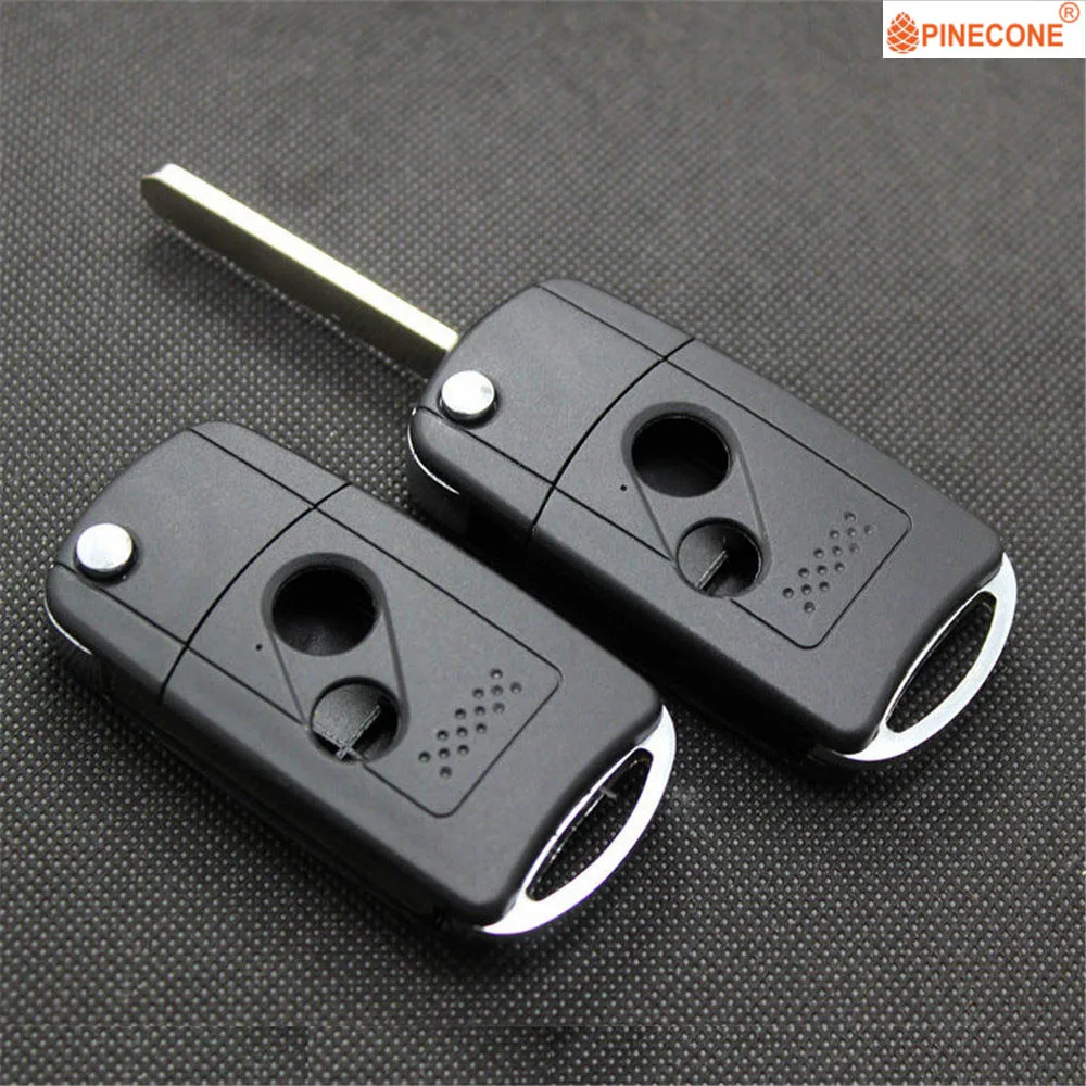 Чехол для ключей PINECONE для Honda CRV Odyssey Accord Crz insight подходит для Civic Car Key 2 кнопки HON66 Blade модифицированный пульт дистанционного ключа Fob Shell