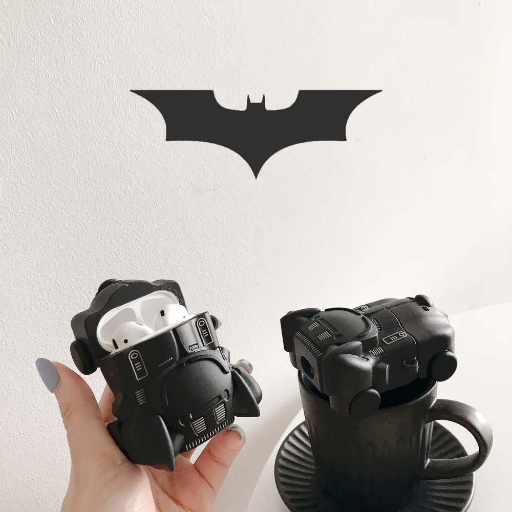 

HERO ICON 3D SOFT Silicone BATMOBILE BATMAN unique car Airpods CASE for Apple Airpods2 bluetooth earphone case