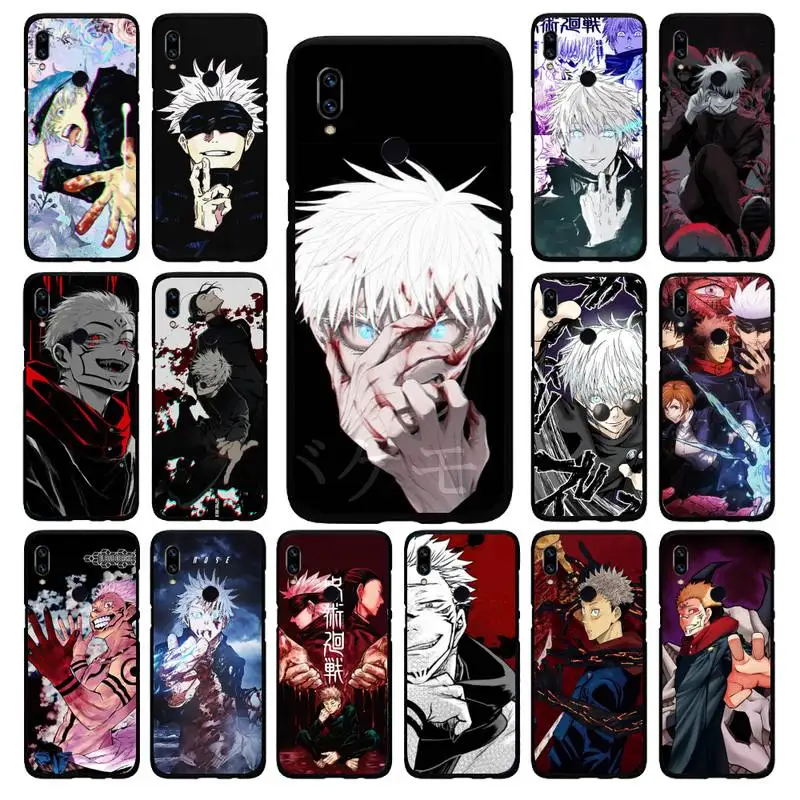

Japan Anime Jujutsu Kaisen fashion Phone Case coque cover funda For Xiaomi MIX 2 2S redmi note 10 8 9 t s pro k 30 pro F1