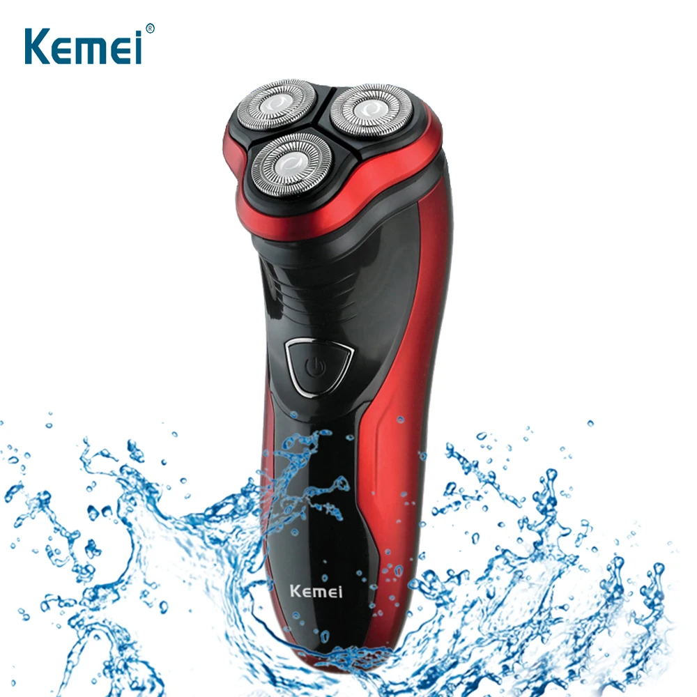 

KEMEI Rechargeable 3D Electric Shaver Washable Electric Razor Men Face Beard Shaving Machine Waterproof Beard Trimmer For Male