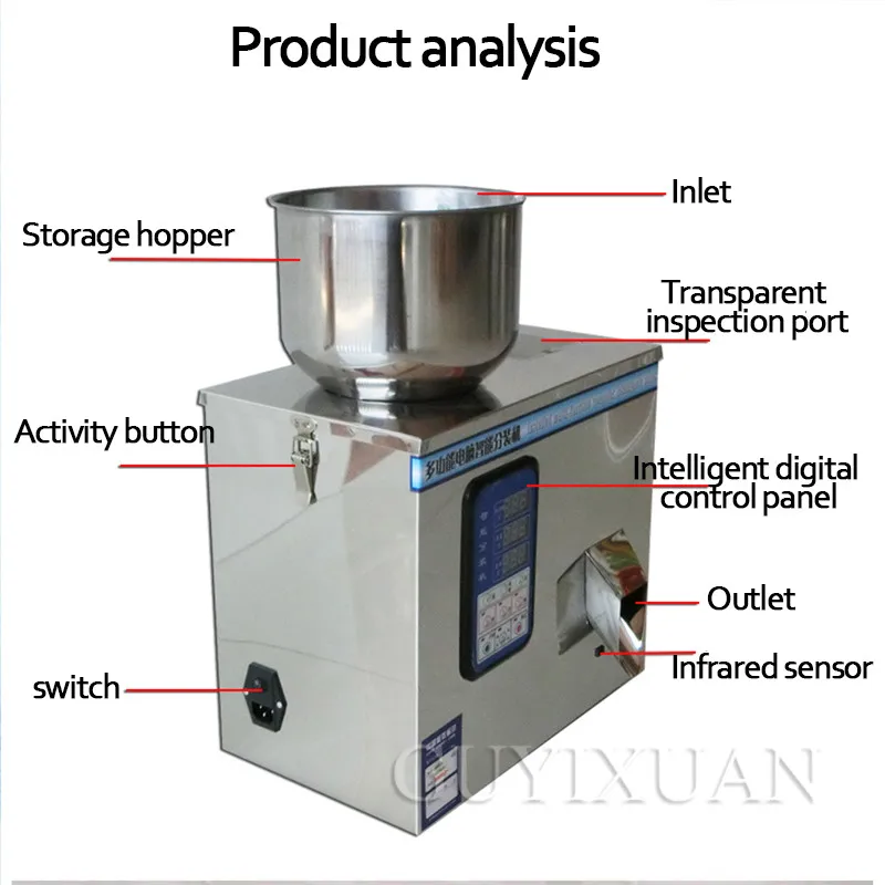 2-99 г упаковочные гранулы машина для упаковки чая кофе машина для взвешивания таблеток автоматическая машина для взвешивания
