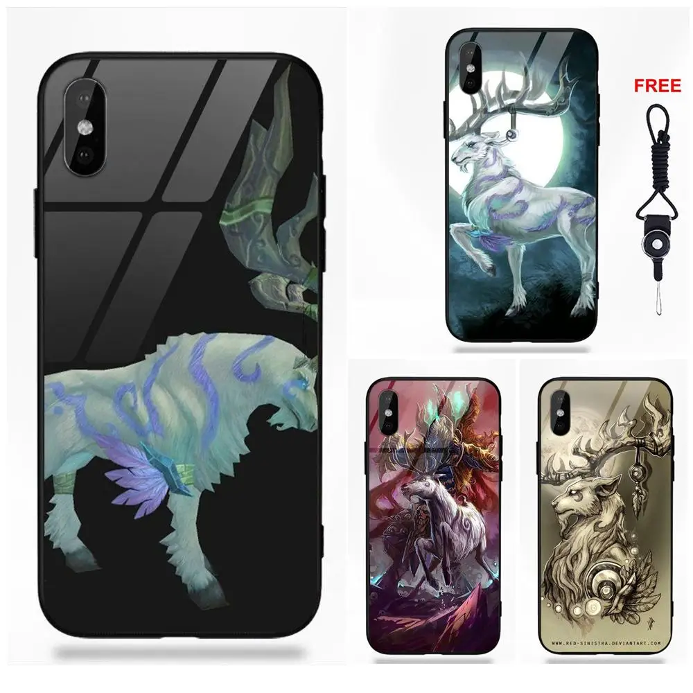 Мягкая рамка из ТПУ + закалённое стекло игровой узор Malorne Heritage для Apple iPhone X XS Max XR 5 5C