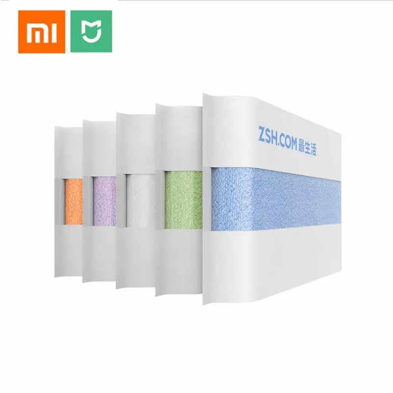 Xiaomi ZSH полиэфирное антибактериальное полотенце Young Series 100% хлопок 5 цветов высоко
