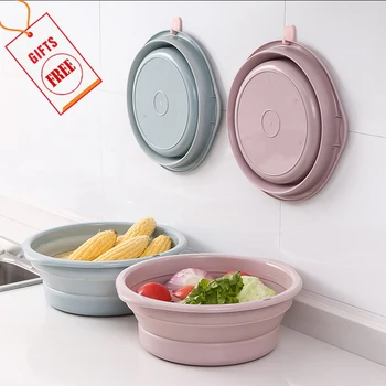 

Eco Friendly Portable Folding Bucket Foldable Basin Tourism Travel Outdoor Fishing Camping Car Wash Bucket 4 Sizes