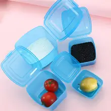 4 в 1 пластиковый контейнер для еды, Штабелируемый контейнер для холодильника, прямоугольный кухонный ящик для хранения яиц, фруктов, овощей