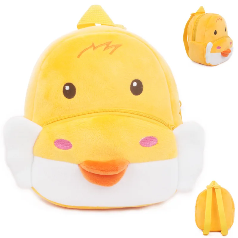 Cute Baby Child Plush Backpacks Small Bag Cute Soft Cartoon Animal School Bag 1-2.5 Years