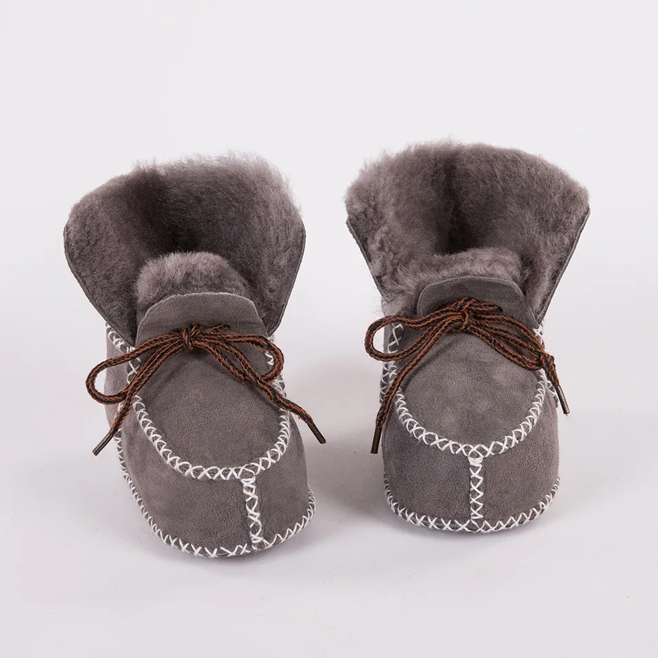 Детские ботинки 2020 Bebe для новорожденных мальчиков и девочек из натуральной