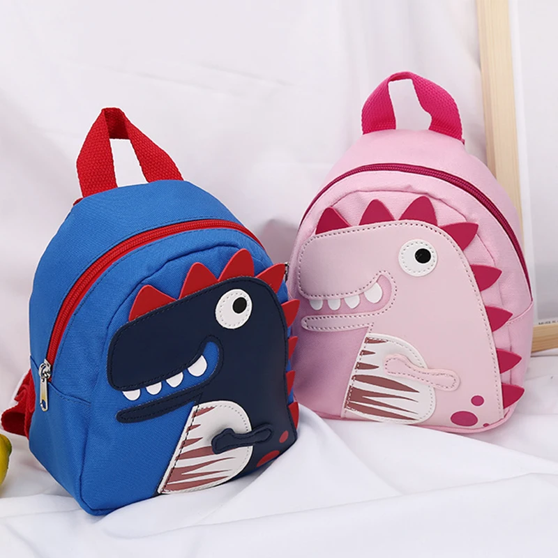 Canvas School Bags | Canvas Backpack | Kids Backpack - Cartoon Dinosaur Baby  Backpack - Aliexpress