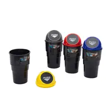 4 шт. автомобильные мусорные Банки мини креативный мусорный бак креативное оснащение салона машины случайный цвет