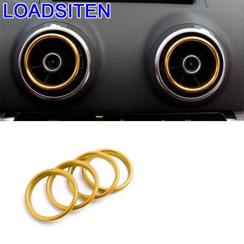 

Modified Auto Chromium Control System Outlet Air Conditioner Interior Accessory Protecter Accessories 14 15 16 17 18 FOR Audi A3
