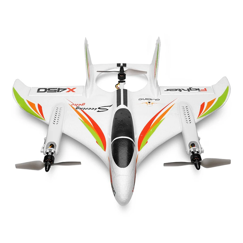 XK X450 VTOL 2,4G 6CH EPO 450 мм размах крыльев 3D/6G режим переключаемый высший пилотаж RC Самолет RTF