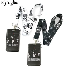 

Peaky Blinders Lanyard Credit Card ID Holder Bag Student Women Travel Card Cover Badge Car Keychain Decorations