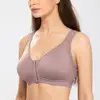 Women's Full Coverage Wire Free Non-padded X-shape Back Support Front Closure Bra ► Photo 2/6